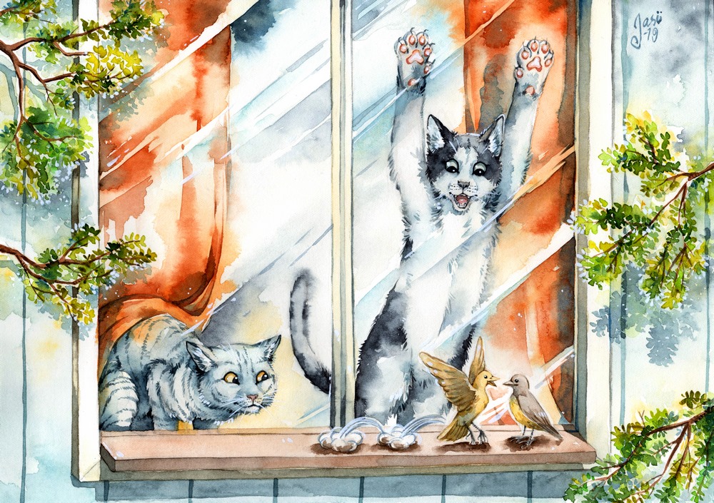 Original Painting - Unreachable Snack